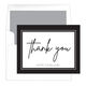 Border Thank You Folded Note Cards Image 4 of 4